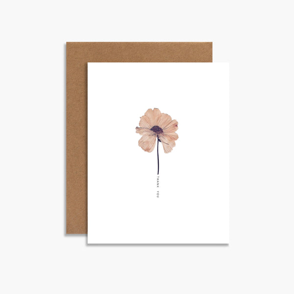 Thank You Botanical Greeting Card