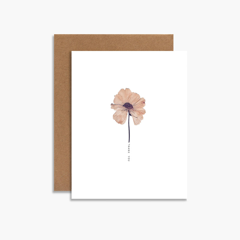 Thank You Botanical Greeting Card