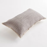 Sasha Lumbar Indoor-Outdoor Pillow, Taupe Mocha
