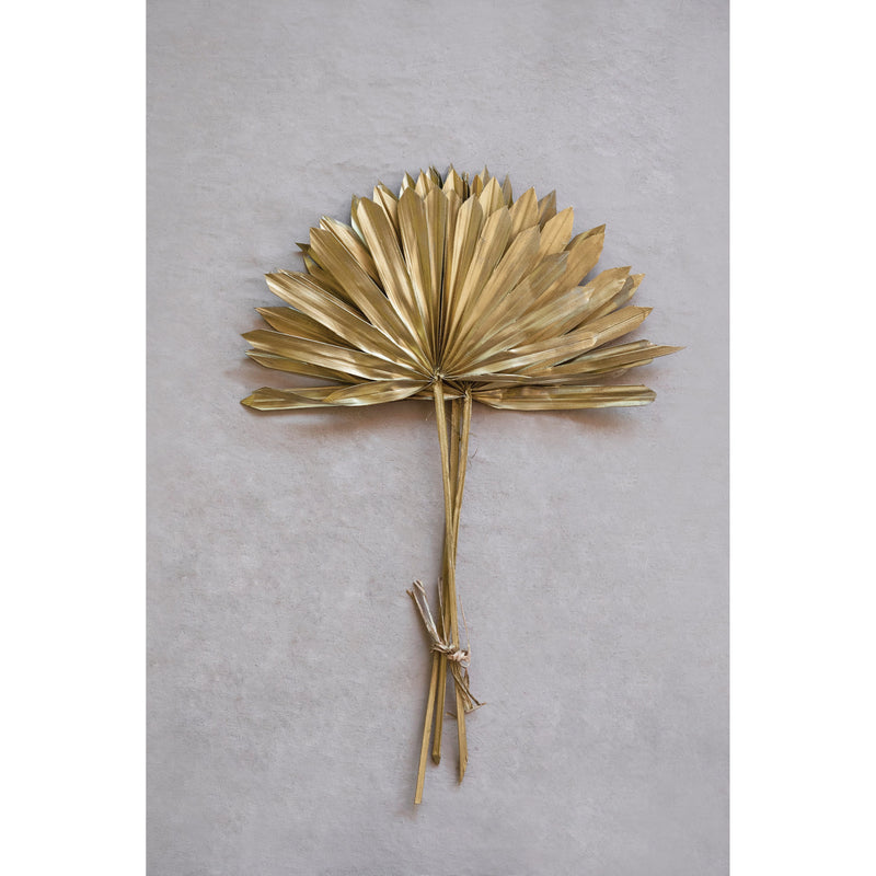 Dried Natural Palm Bunch, Gold