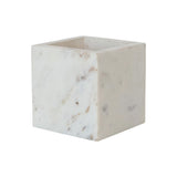 Marble Container, White