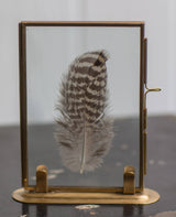 BRASS PHOTO FRAME AND STAND