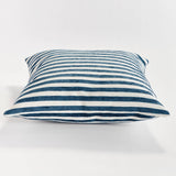 Grant Square Indoor-Outdoor Pillow 24", Navy Blue