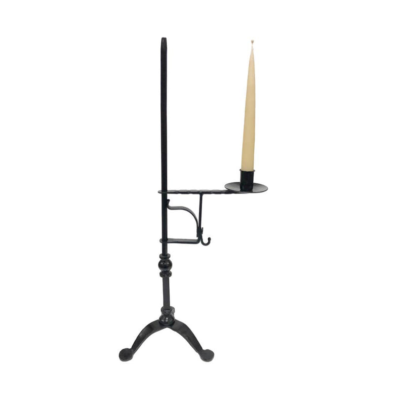 22" Adjustable Wrought Iron Candle Holder