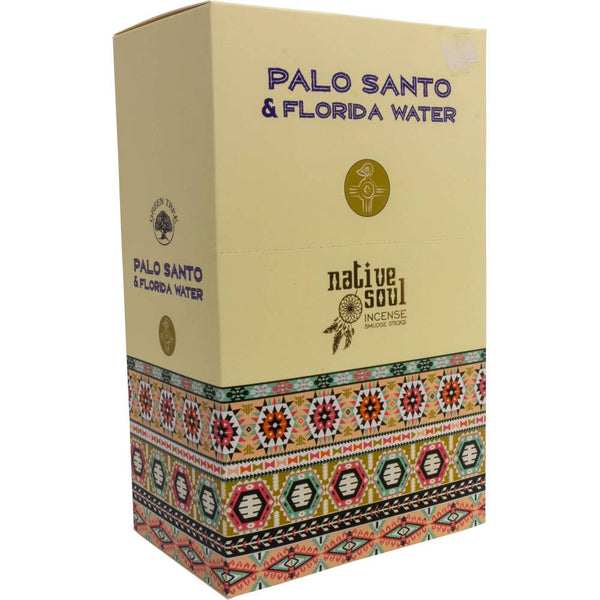Native Soul Incense 15 Gr - Palo Santo & Florida Water