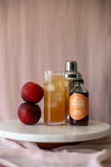Peach Hibiscus Simple Syrup
