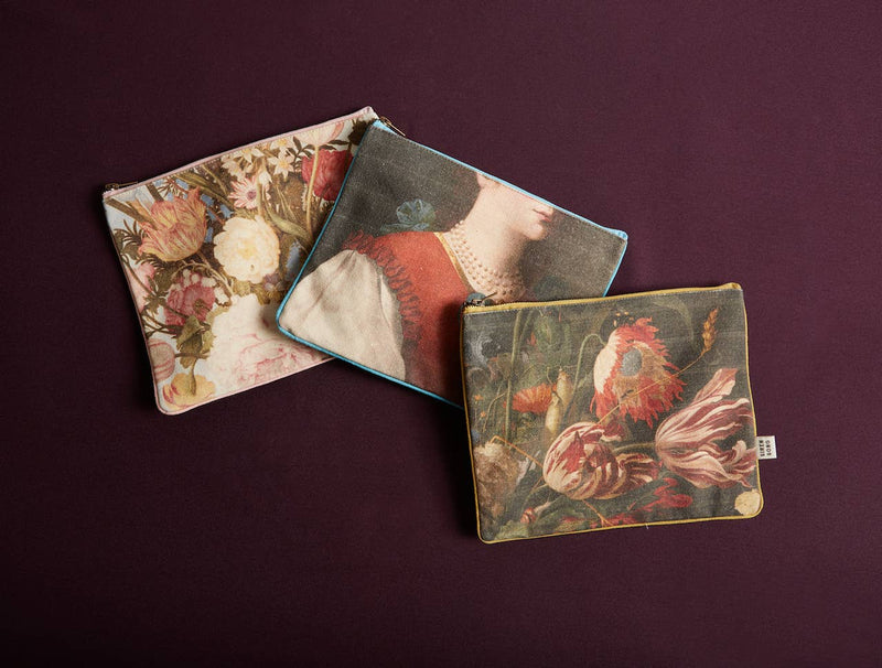 Bouquet/Wilde Canvas Pouch