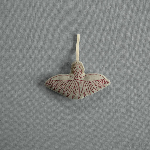 Cupid's Bow, Cotton & Lavender Ornament