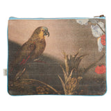 Portrait/Parrot Canvas Pouch