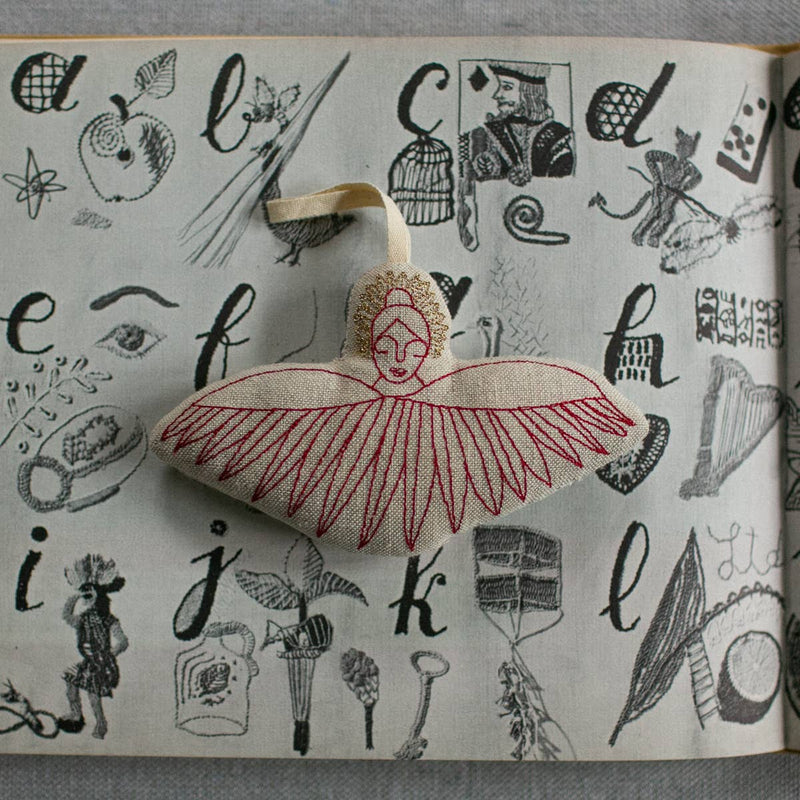 Cupid's Bow, Cotton & Lavender Ornament