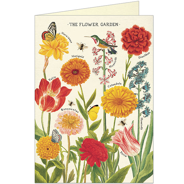 Flower Garden Greeting Card