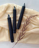 Black Ritual Candles Set of 3