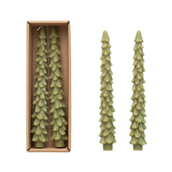 Tall Tree Candles, Green