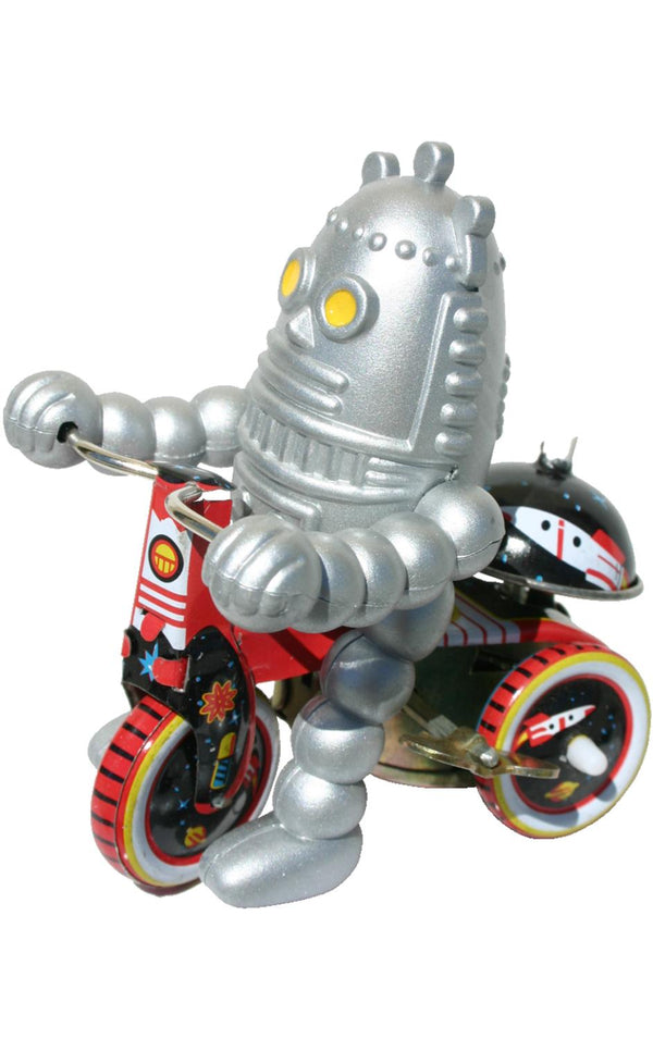 TIN WIND-UP ROBOT/BIKE