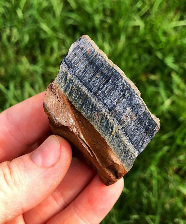 Blue Tigers Eye Raw Crystal