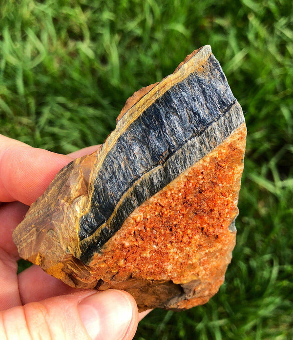 Blue Tigers Eye Raw Crystal