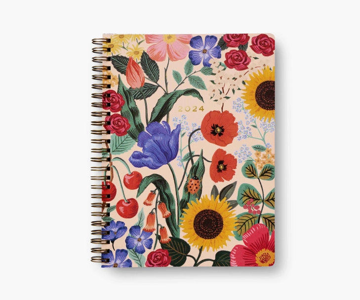 2024 Blossom 12-Month Softcover Spiral Planner