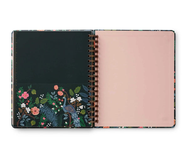 2024 Peacock 17-Month Hardcover Spiral Planner