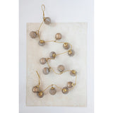 Mercury Glass Garland, Marble 72"