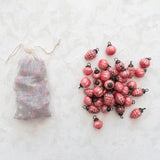 Mercury Glass Pink Ornaments