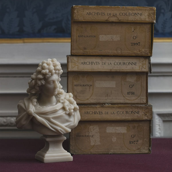 LOUIS XIV STONE BUST