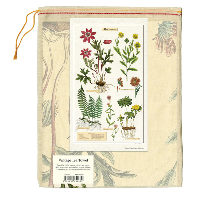 Herbarium Tea Towel