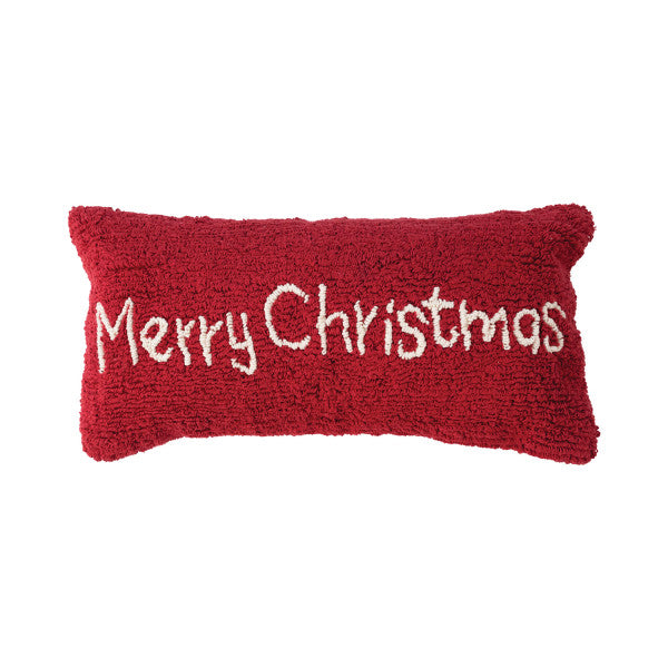 24" Xmas Cotton Lumbar Pillow