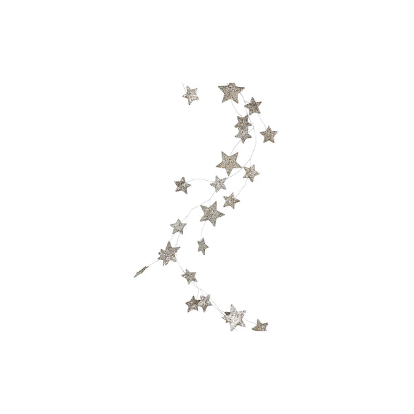 72"L Glitter Star Garland,