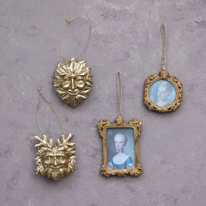 Photo Frame Ornaments, Gold