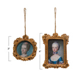 Photo Frame Ornaments, Gold