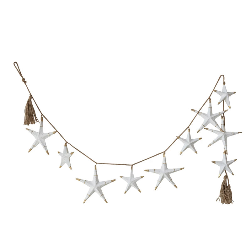 72"L Paper Garland w/Gold Foil