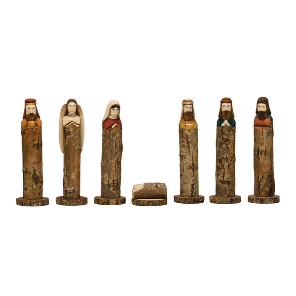 Hand-Carved Nativity Set 7