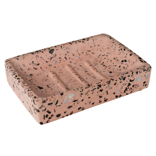 Soap Dish, Clay Terrazzo