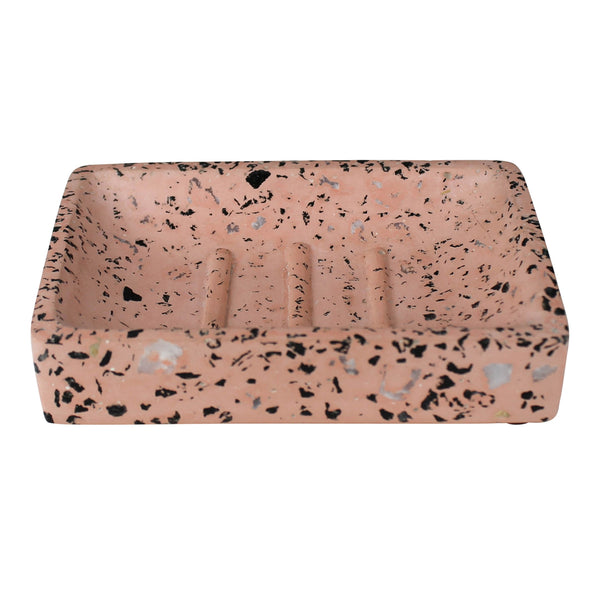 Soap Dish, Clay Terrazzo