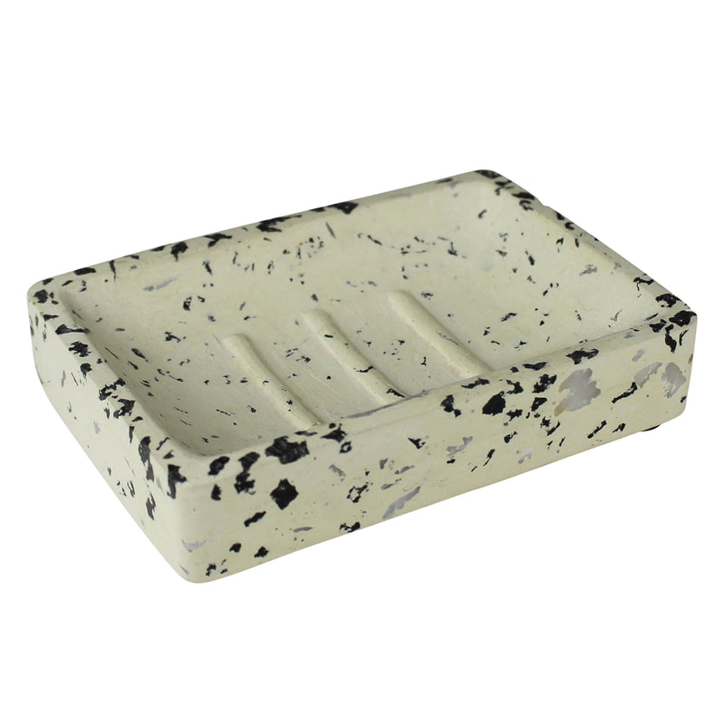 Soap Dish, White Terrazzo