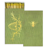 Matches Bee with Gold Foil