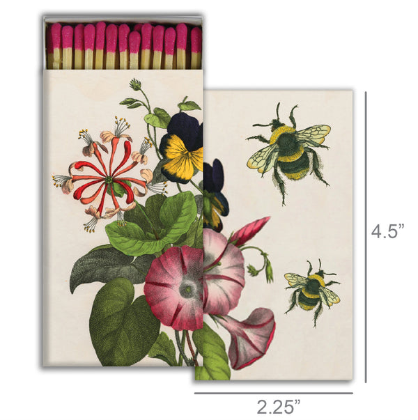 Matches - Bee, Pansy, Honeysuckle,  Morning Glory