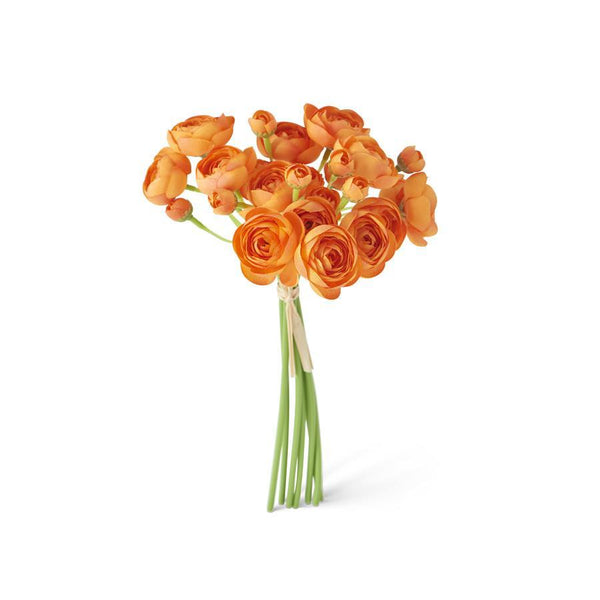 11" Orange Ranunculus (7 Stems)