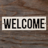 Cast Iron Sign - WELCOME