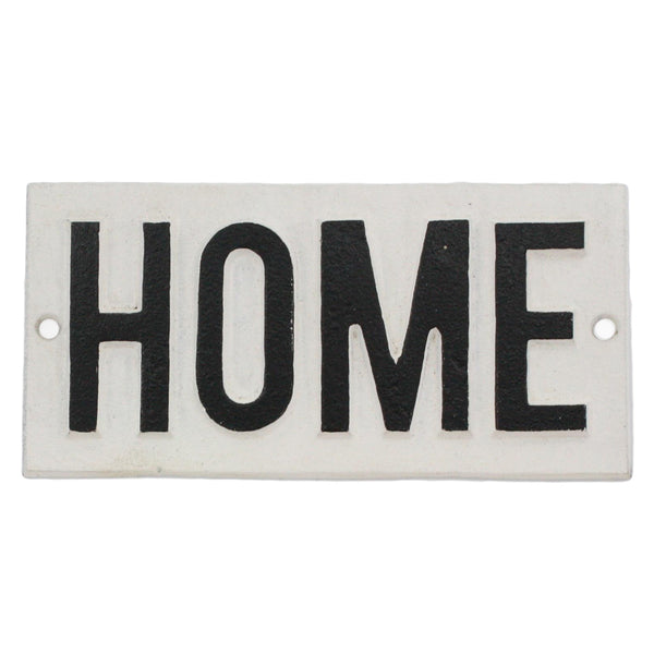 Cast Iron Sign - HOME