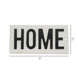 Cast Iron Sign - HOME