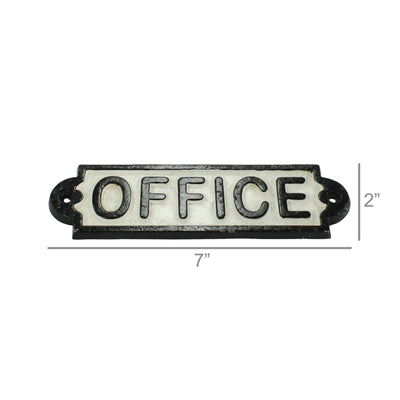 Cast Iron Sign - Office