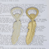 Feather Bottle Opener - Gold