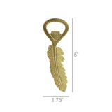 Feather Bottle Opener - Gold