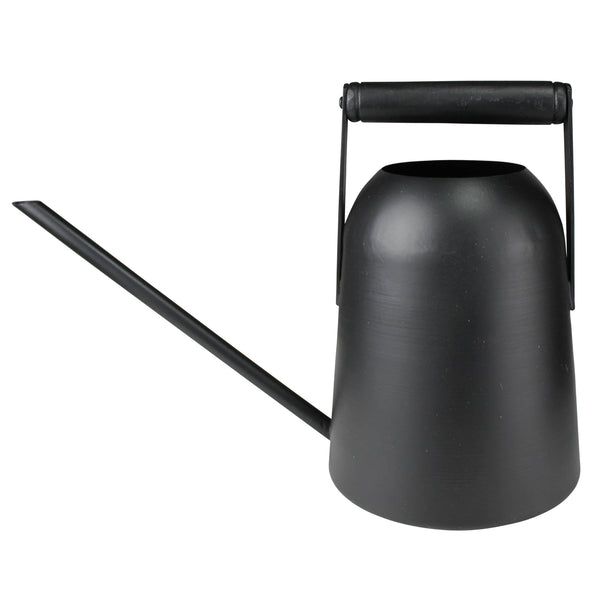 Watering Can, Metal, Black