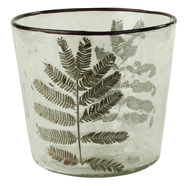 Enameled Fern Hurricane - Sm