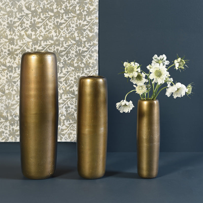 Lane Vase - Med - Brass