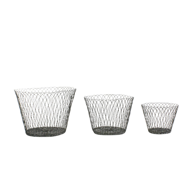 Tulle Wire Basket, Med