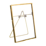 Monroe Easel Frame - Vertical - Brass