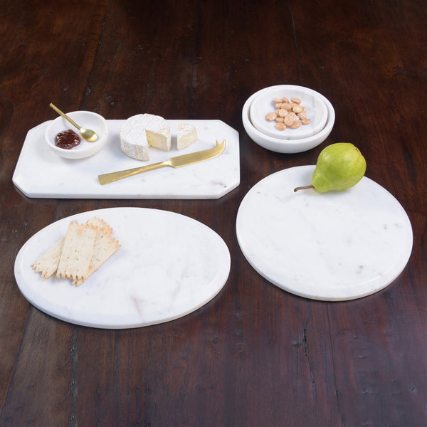 Mercer Cheese Board, Marble - Round